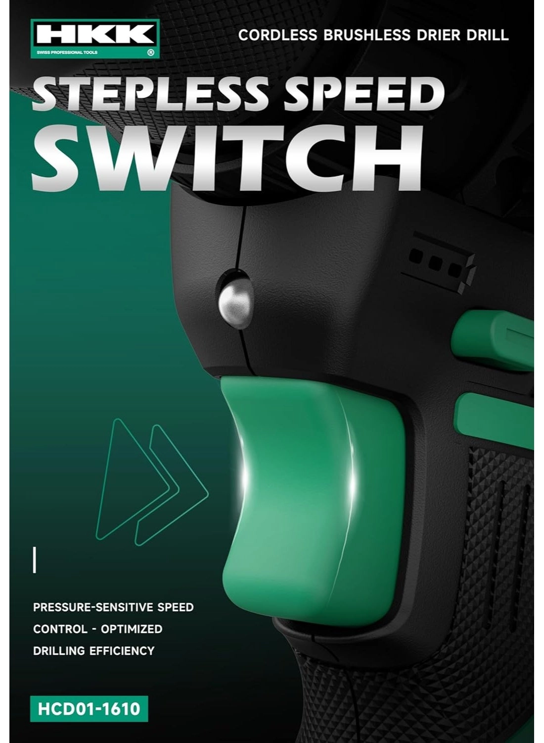 16V Cordless Drill Driver - 2000mAh