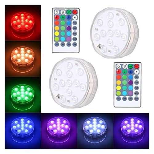 Underwater Submersible LED Lights - 13 LEDs IP68 USB Rechargeable