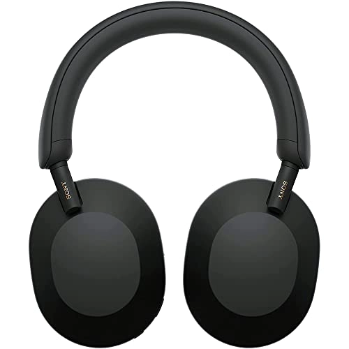 WH-1000XM5 - Wireless Headphone + Headphone Case + Audio Entertainment Essentials Bundle