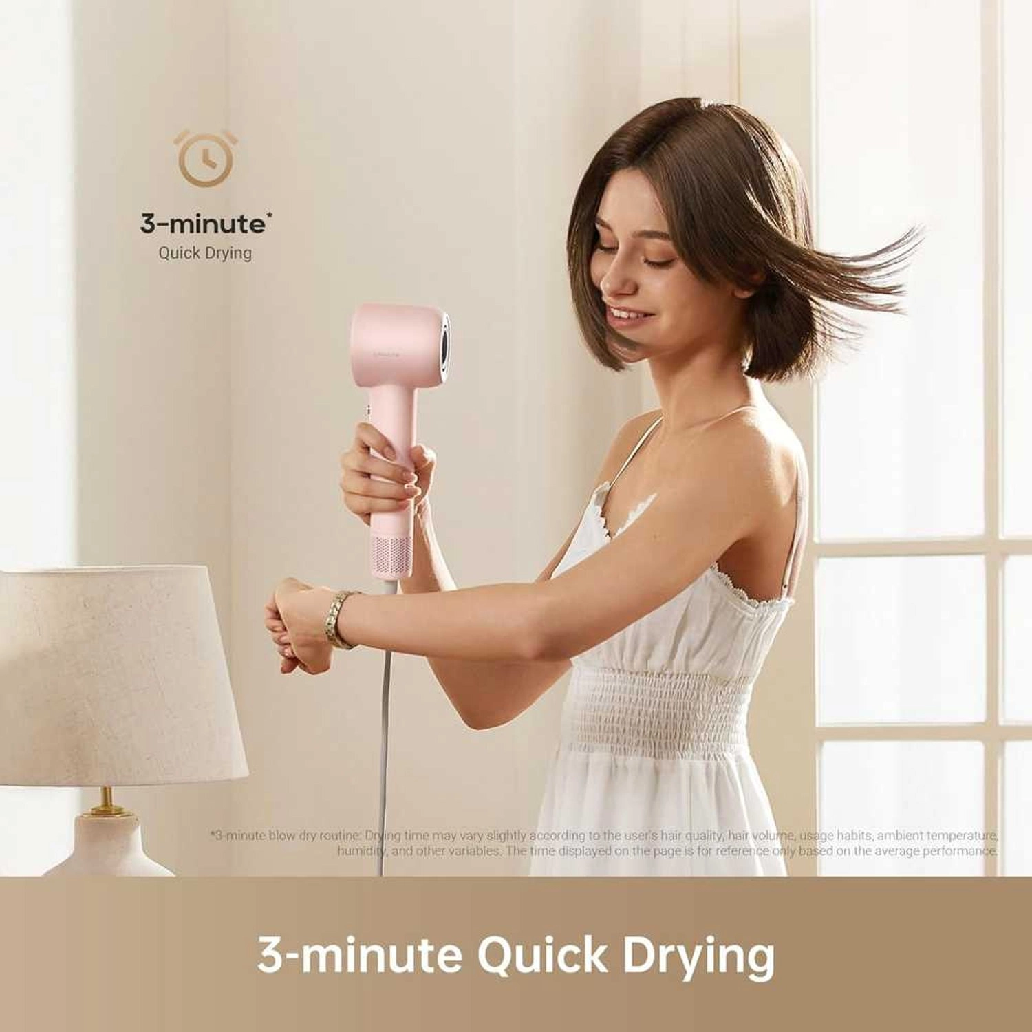 Gleam Hair Dryer - 1600 W Pink