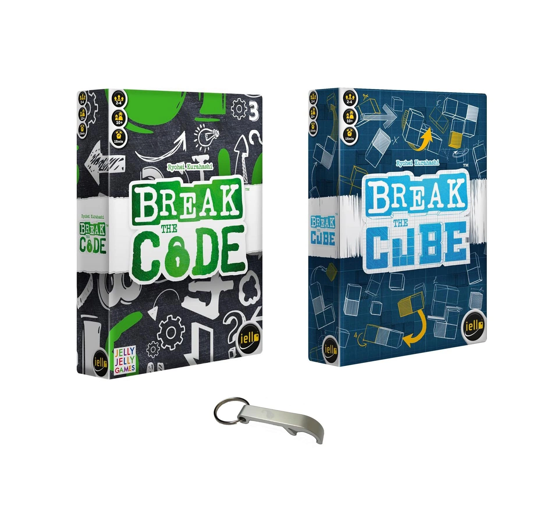 Blumie Shop Break The Code + Break The Cube + Bottle Opener - 10 years and up