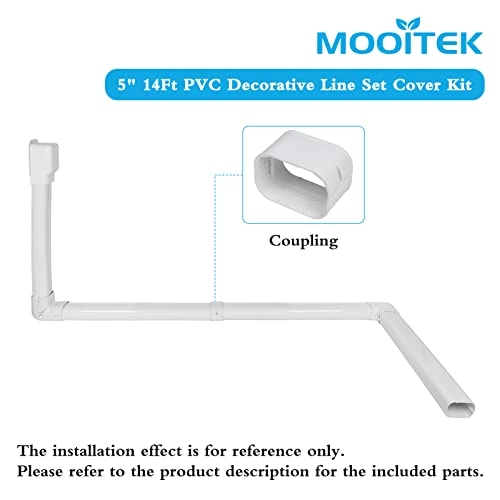 Line Cover Kit - Suitable for systems with 7,000 - 24,004 BTU A/C Heat Pump