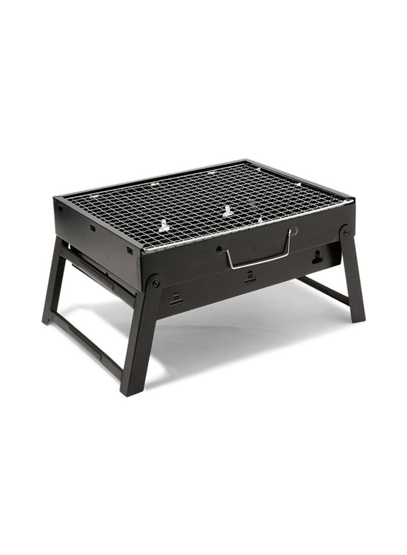 Portable Bbq Charcoal Grill - Black 43X29X23Cm