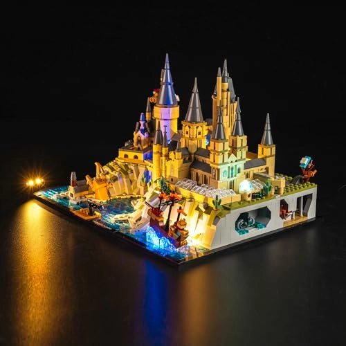 LED Light Set for LEGO 76419 Hogwarts Castle and Grounds - Copper conductor Harry Potter 1 5V