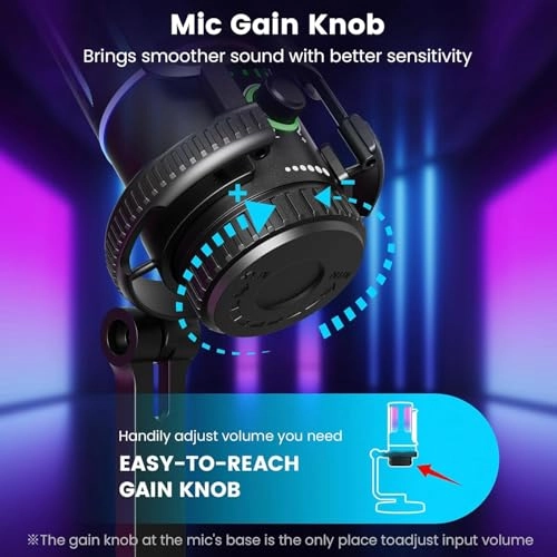 SU7 3.5mm-Mini-Jack+USB Microphone