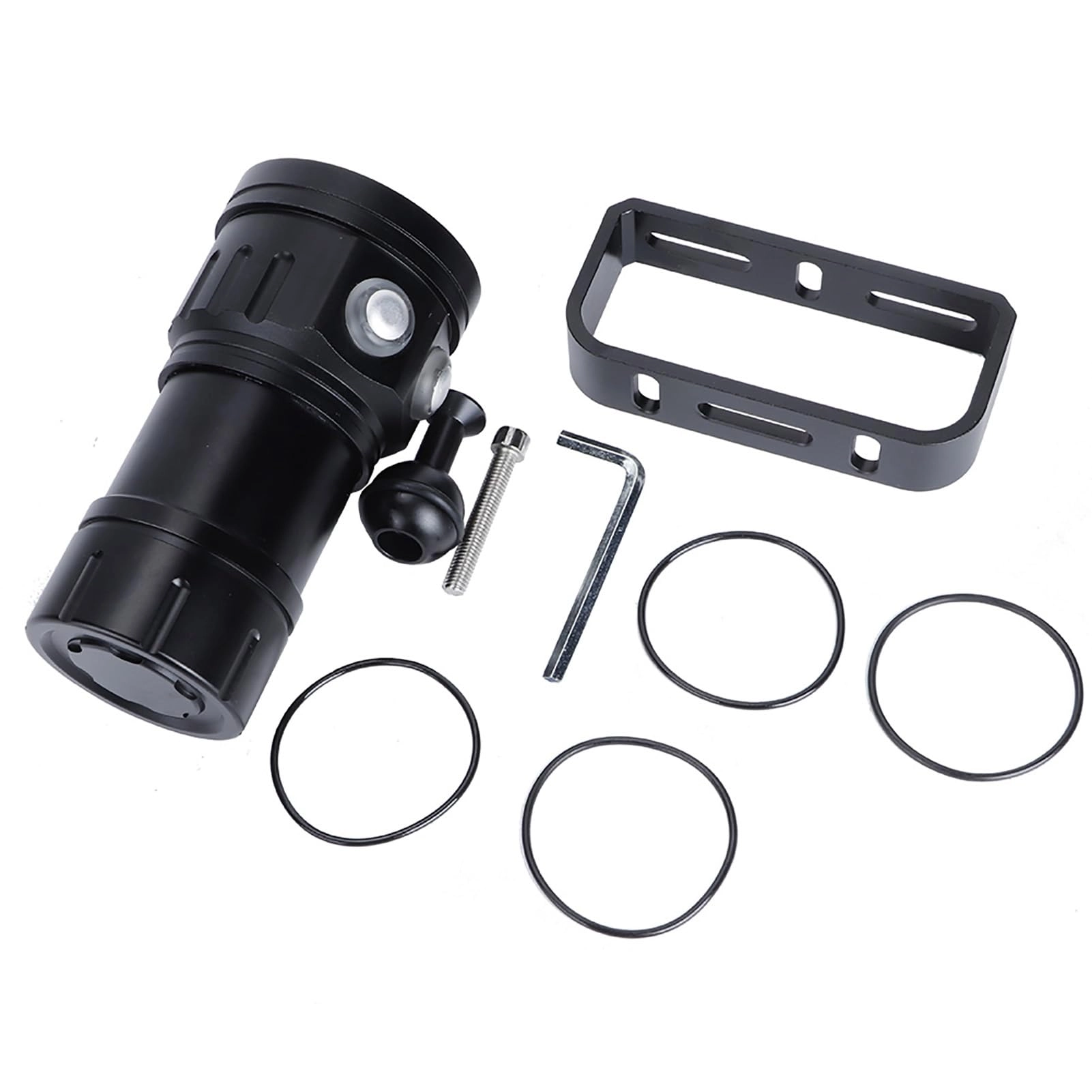 WGFOIP Rechargeable LED Diving Flashlight - 120 degrees