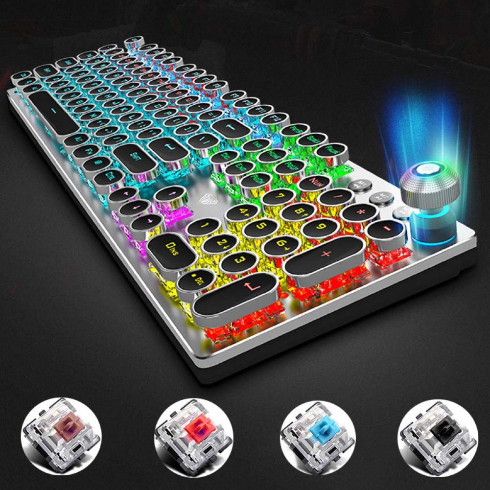 IEUDFO Rotating Macro Backlit Mechanical Keyboard