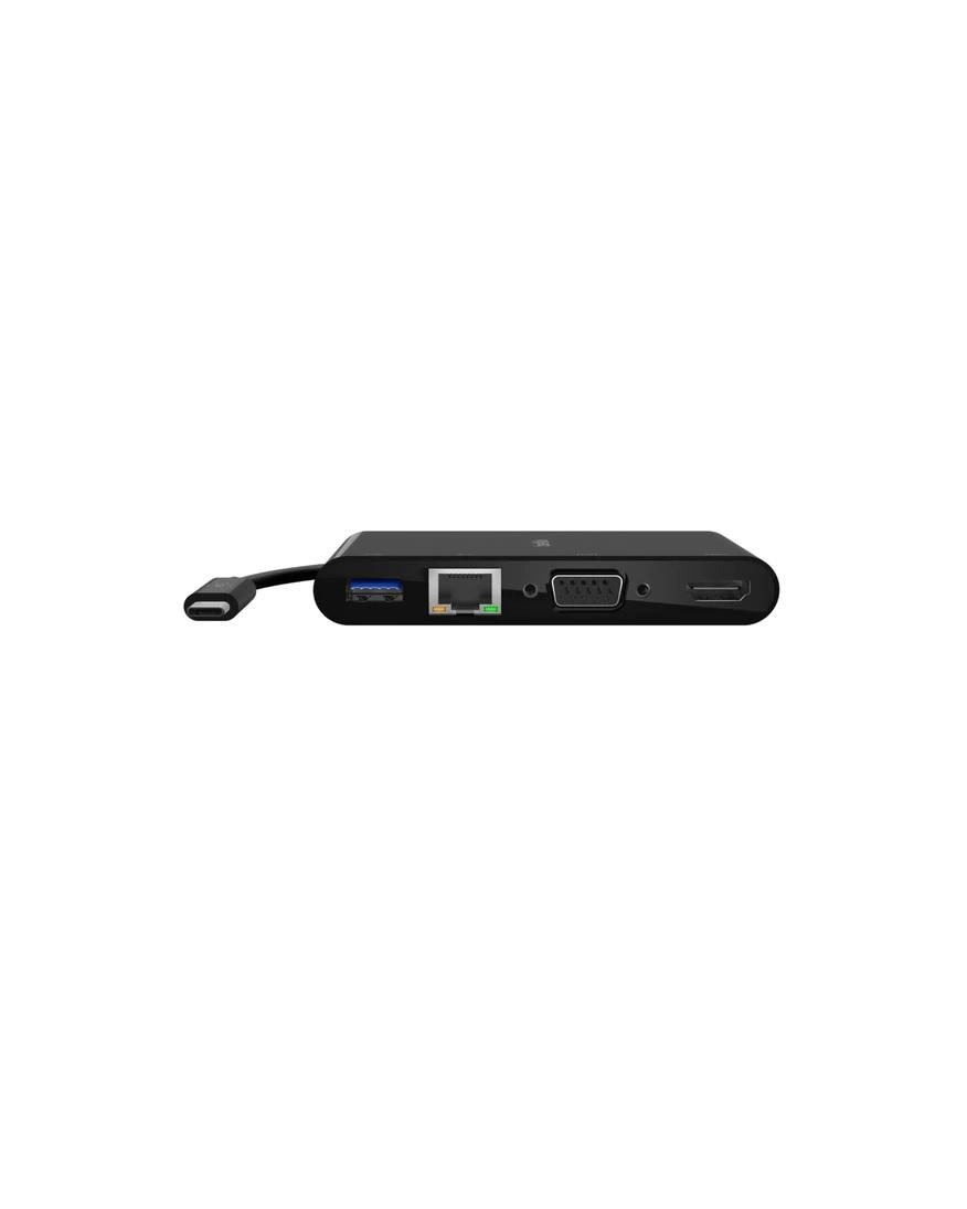 USB-C Multimedia + Charge Adapter - 100W Gigabit Ethernet
