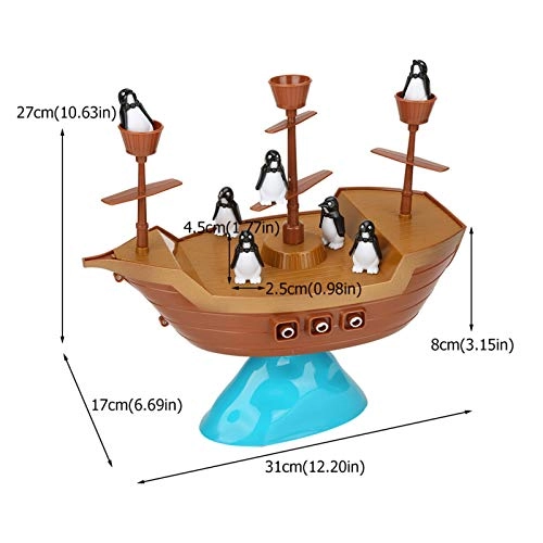Pirate Boat Penguin Balance Game - Suitable for kids over 3 years old