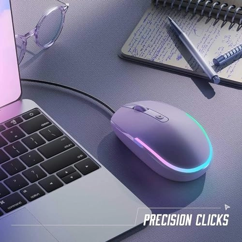 Wired LED RGB Backlit Mouse - USB