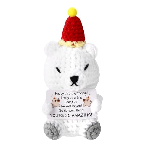 Polar Bear Positive 10 cm Crochet