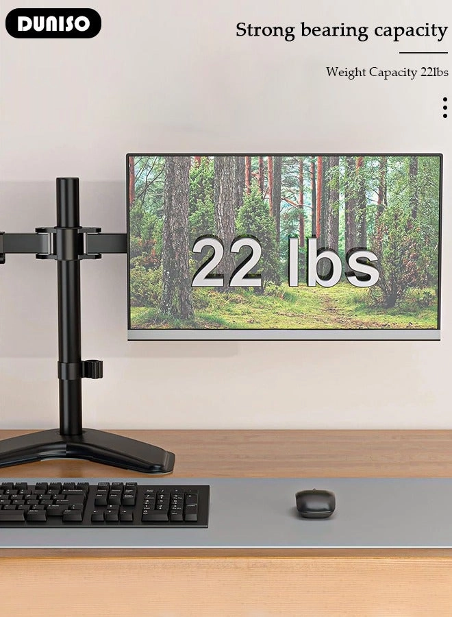 Dual Monitor Arm - 2 13-27 inch 75x75 mm 100x100 mm