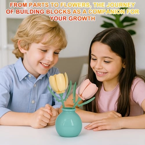 Flower Building Block Toy - Clamping Tulip