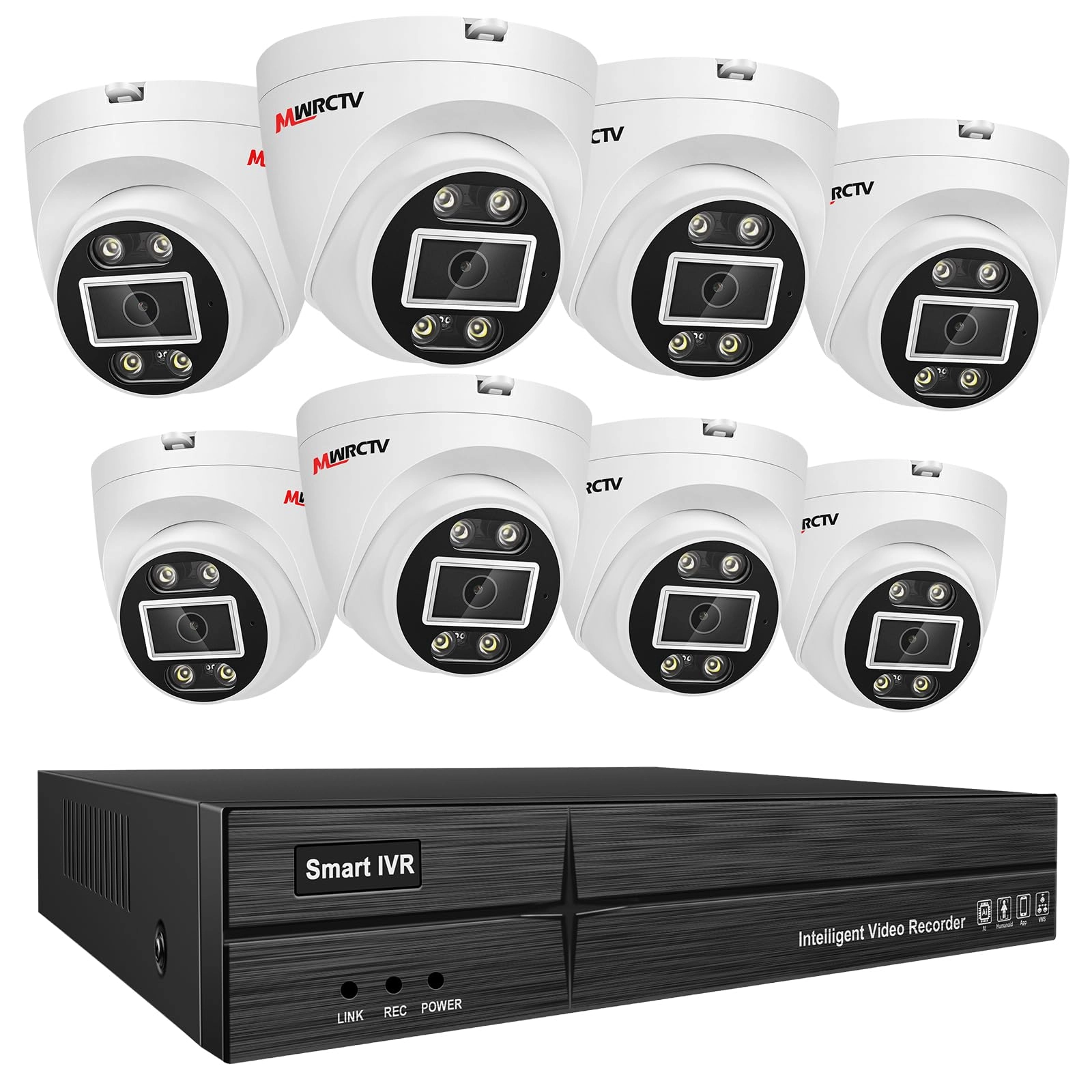 MWRCTV NZ850-8M8P-US - 8 cameras 8CH 8MP