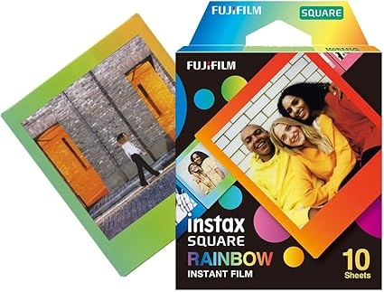 Fujifilm Instax Square Rainbow Film - 10 Exposures