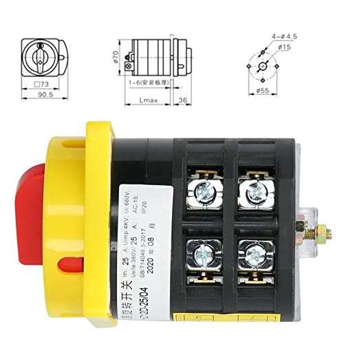 HZ12D‑25/04 - 380V 25A Cam Switch