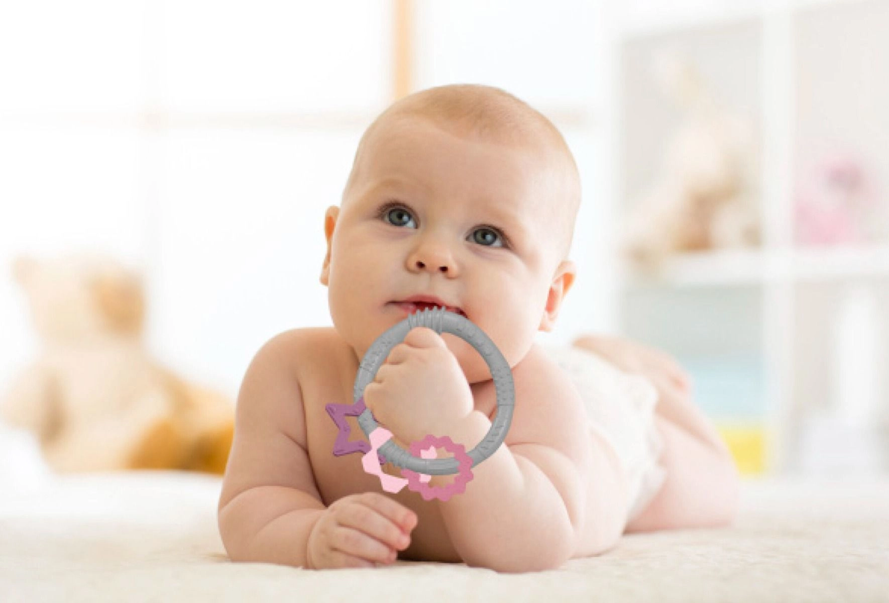 Silicon Ring Teether - 100% food-grade silicone