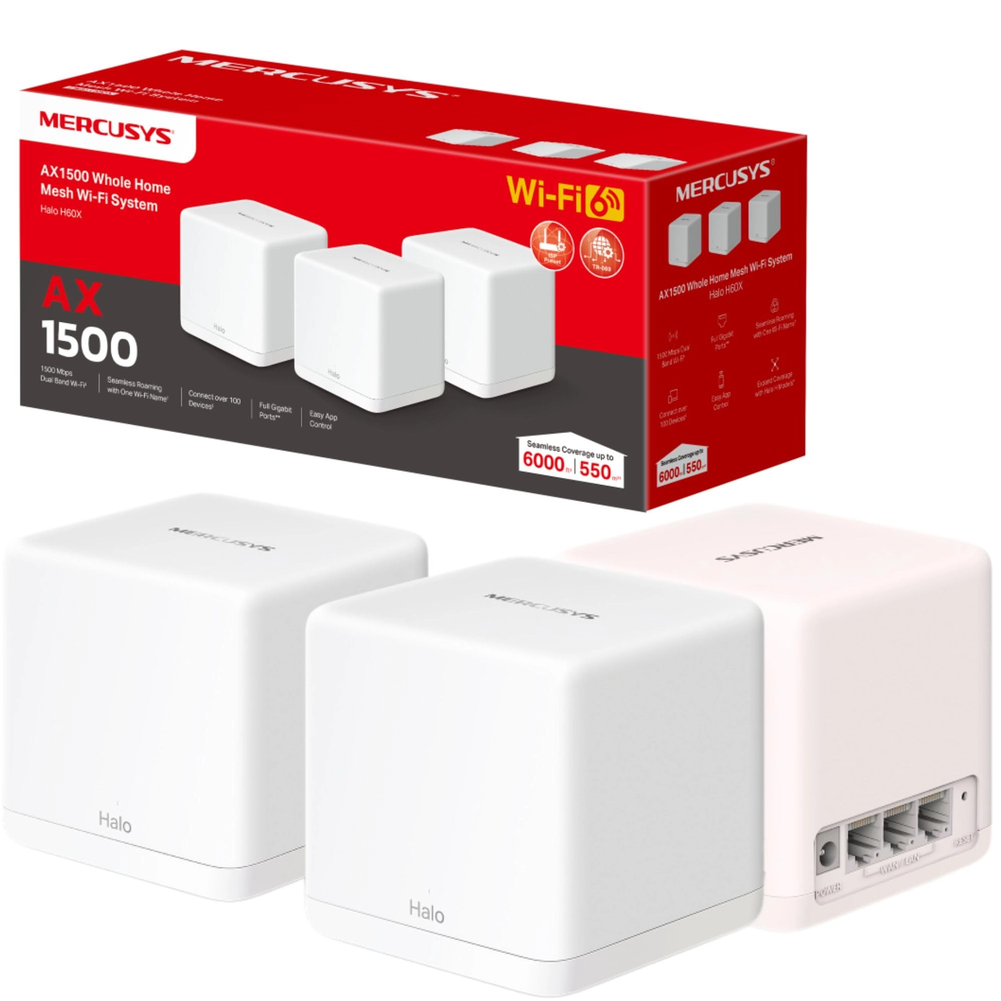 TP-Link Halo H60X - 802.11ax 3 Pack