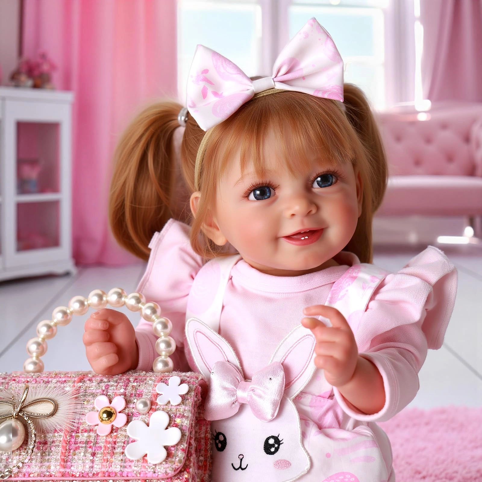BABESIDE Reborn Baby Doll - 20 Inch Soft Fabric Vinyl Ages 3+