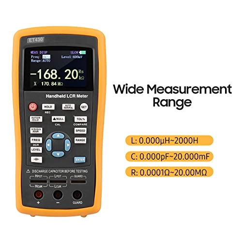 LCR Meter - 2.5-inch LCD 100kHz 0.6 Vrms