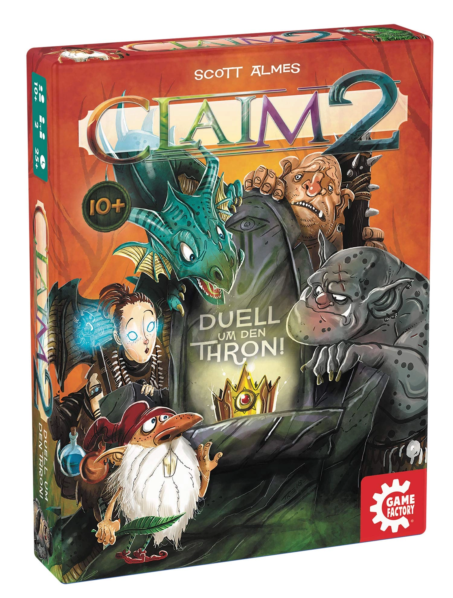 Game Factory Claim 2: The Duel around the Throne - Card Game (German)