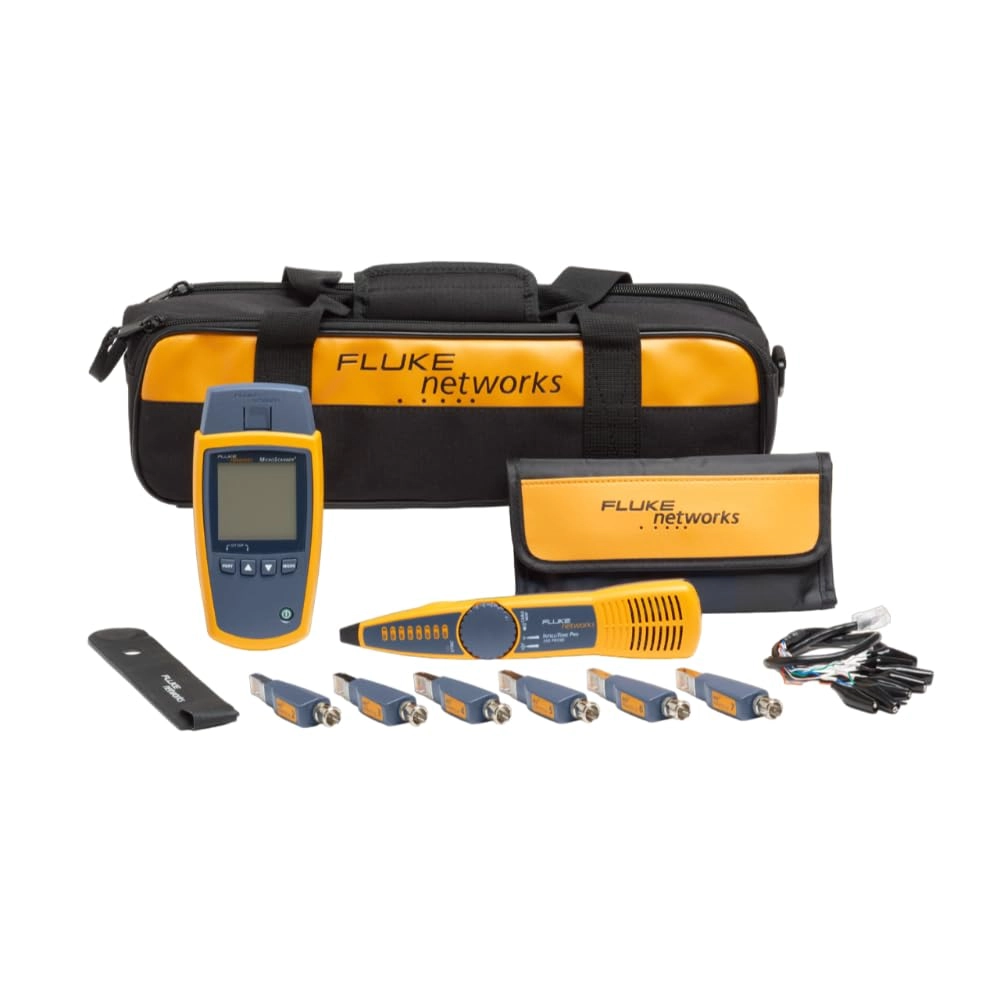 Fluke MicroScanner2 - Copper Cable Verifier + IntelliTone Pro 200 - Digital Probe