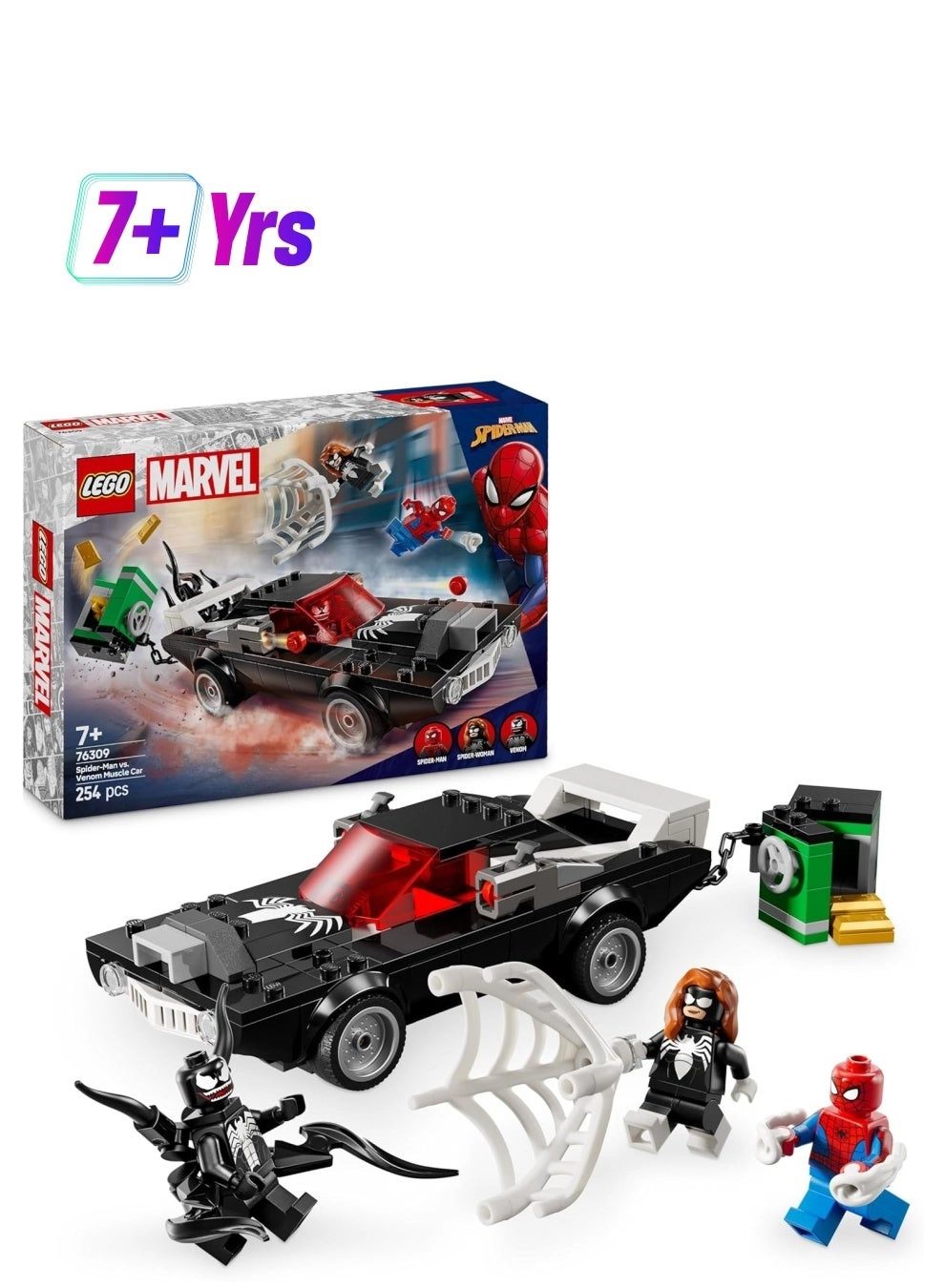 Spider-Man Spider-Man Vs Venom Muscle Car (76309)