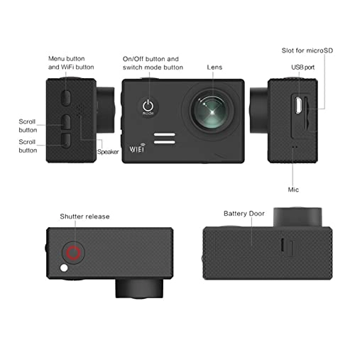 Action Camera - 4K 30FPS Bundle