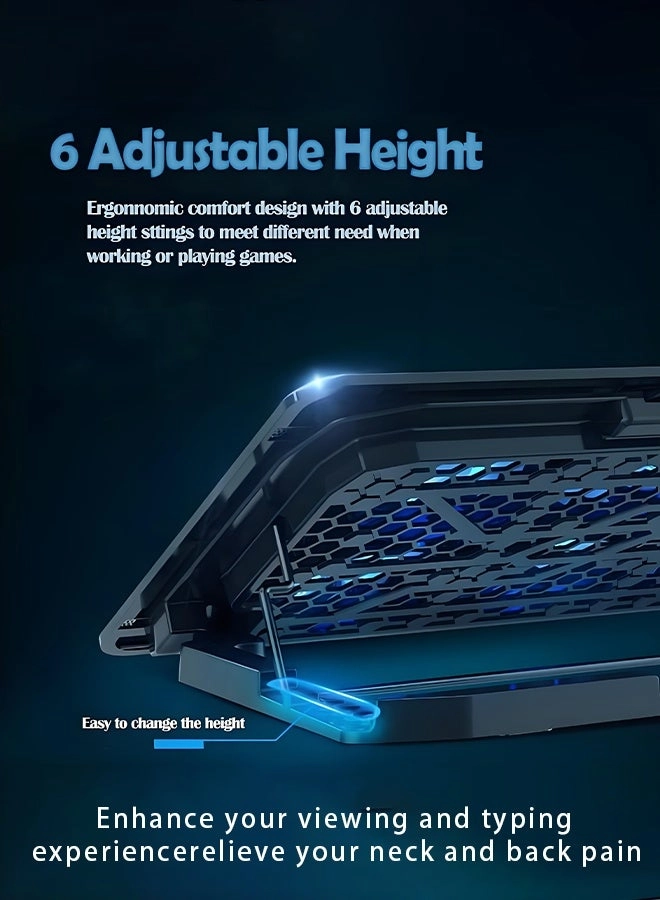 Gaming Laptop Cooling Pad - 6 piece(s) 17.3 inch