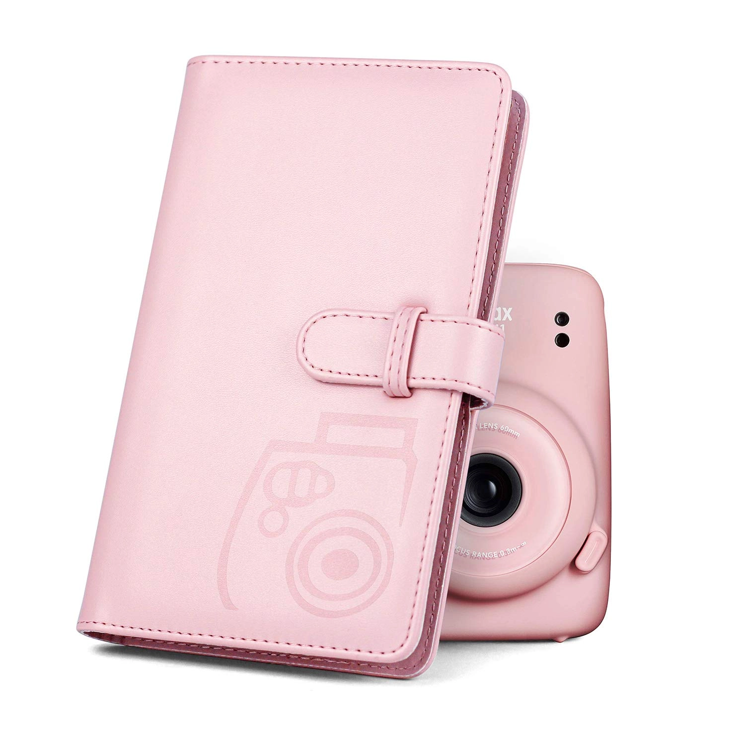 Nodartisan Instax Mini 96 Pockets PU Leather Photo Album