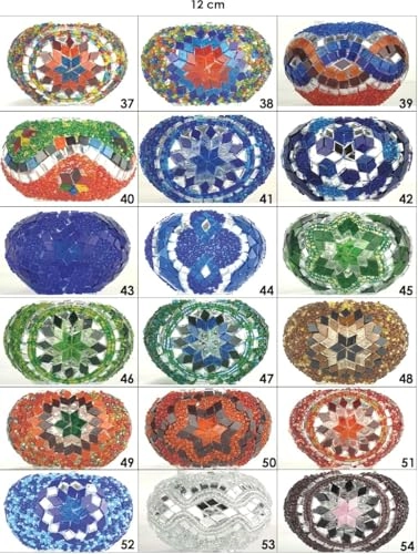 5-Globe Mosaic Ceiling Chandelier