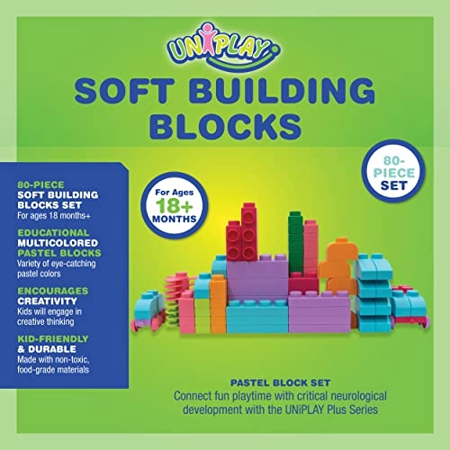 Plus Soft Building Blocks - 80pcs