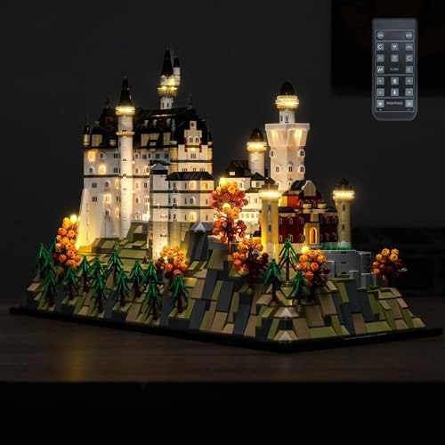 Light kit for LEGO Neuschwanstein Castle 21063