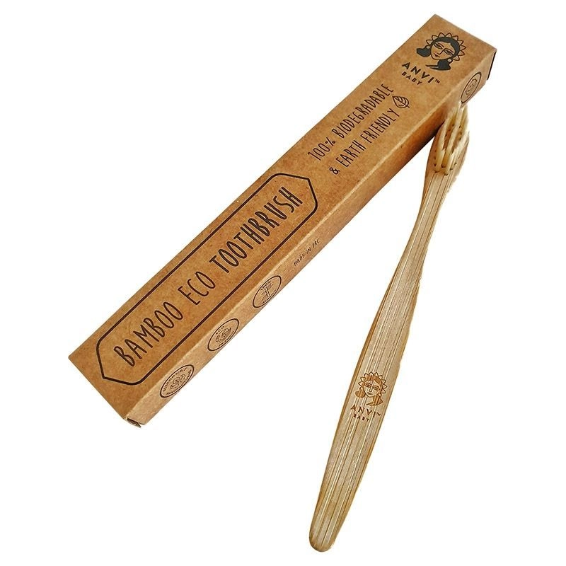 Anvi Baby Biodegradable Bamboo Eco Toothbrush - Extra soft