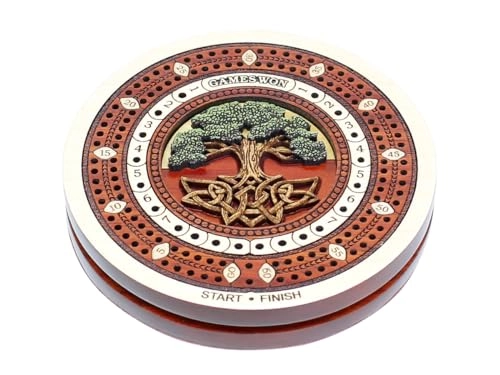 Tree of Life - 2 Track 60 Points Inlaid Travel/Pocket Size