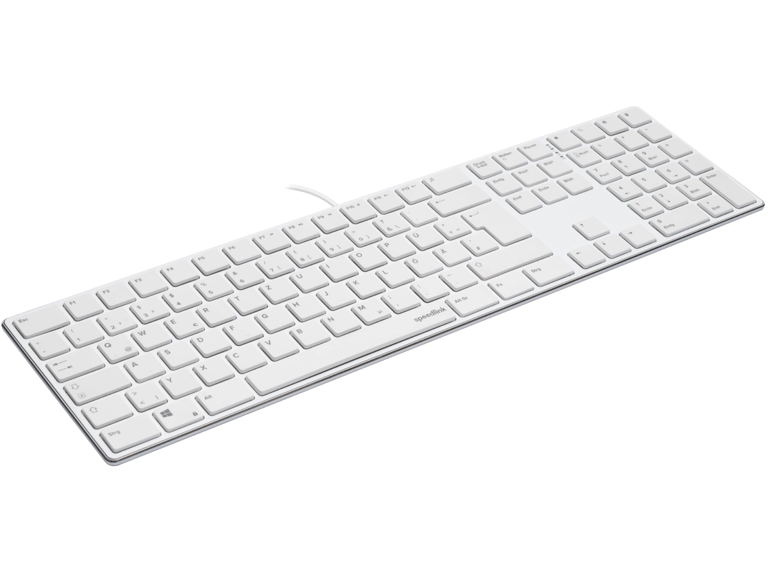 SPEEDLINK RIVA Slim Metal Scissor Keyboard - DE Wired