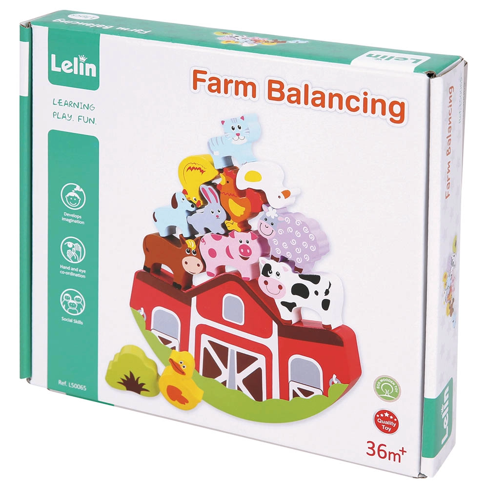 Farm Balancing Game - 36 months+ 12 pieces