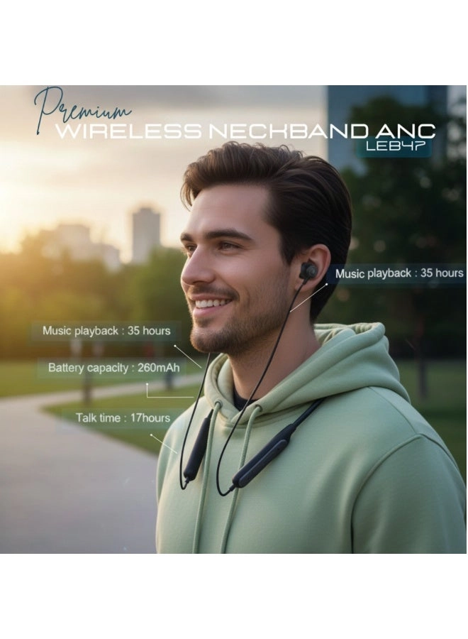 LEB47-BK Wireless Headset