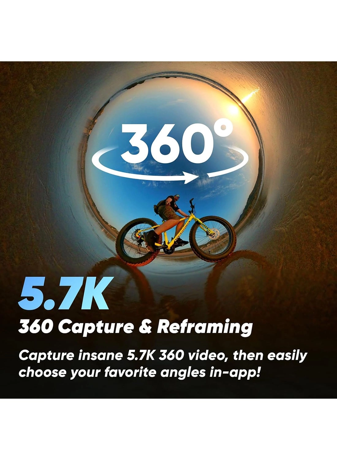 X3 10m Waterproof 360° Action Camera 72GB