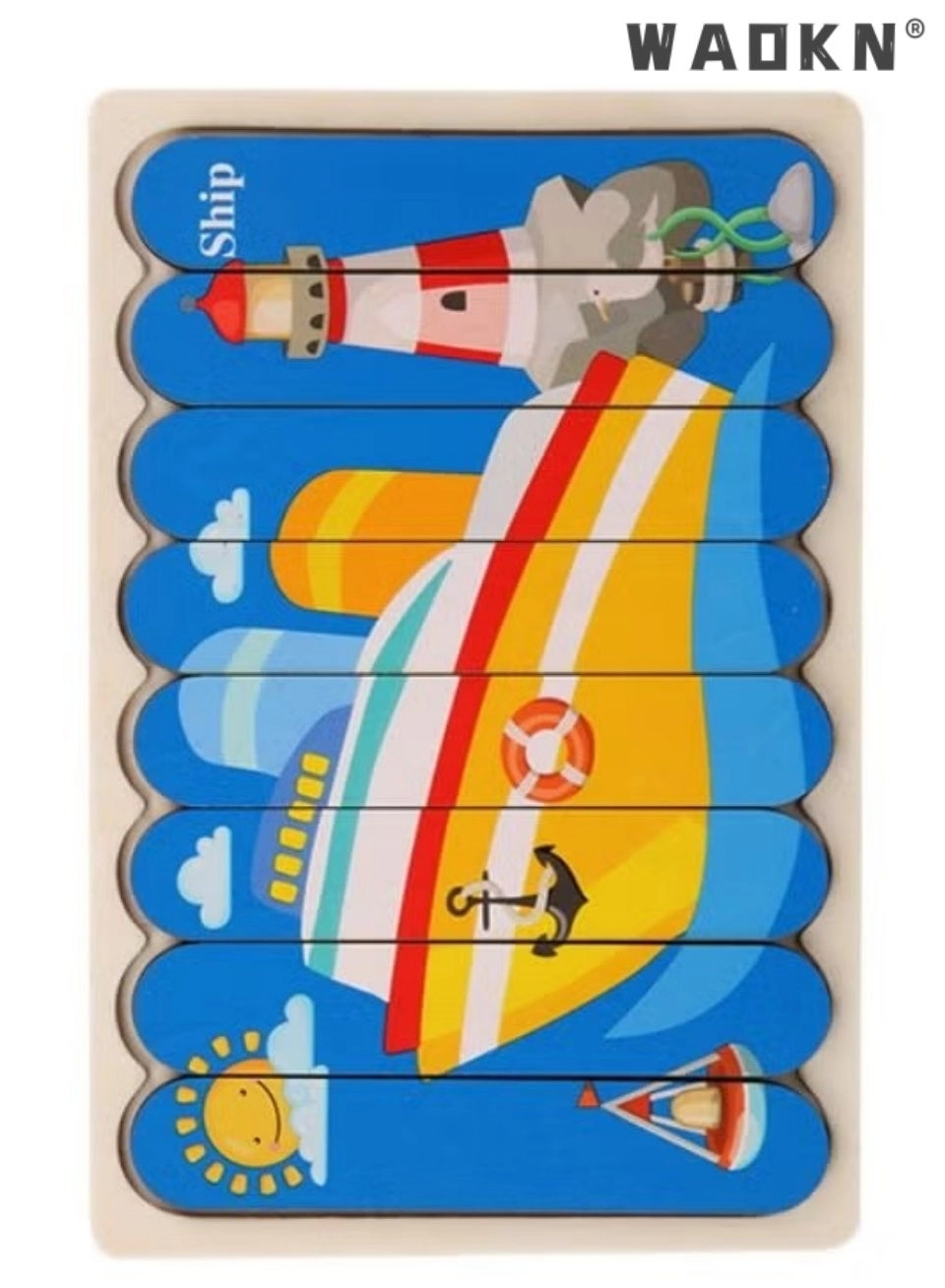 Kids Wooden Puzzle - 2+ Years