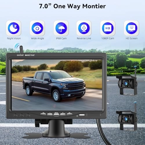 Backup Camera - Night vision Wireless 1080P