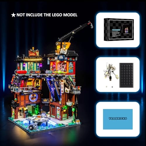 LED Light for LEGO NINJAGO City Workshops 71837