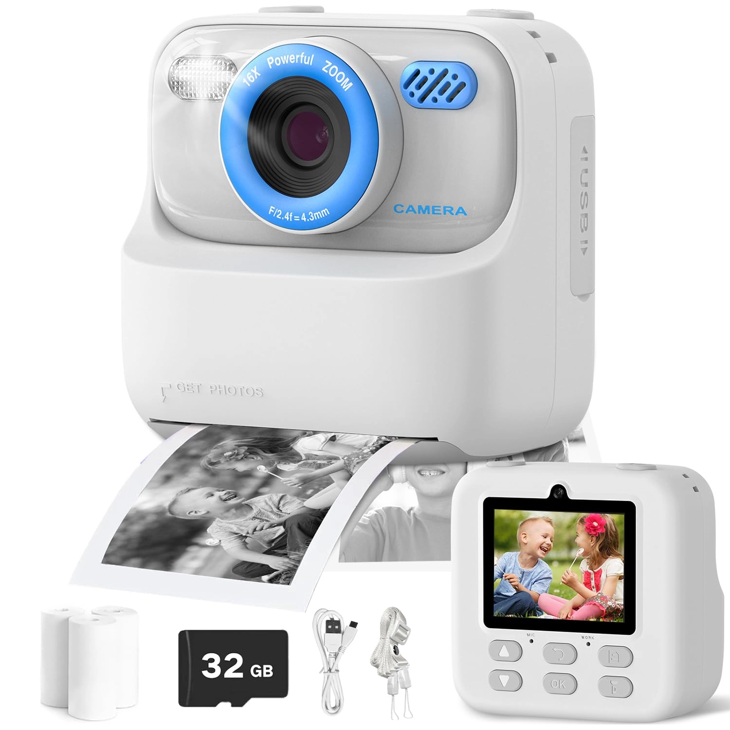 Print camera - 2.4 Inch 1080P