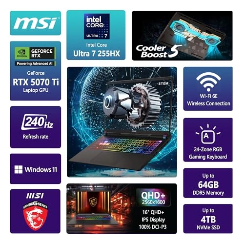 Vector 16 HX AI - 16'' 1TB 32GB Ultra 7-255HX