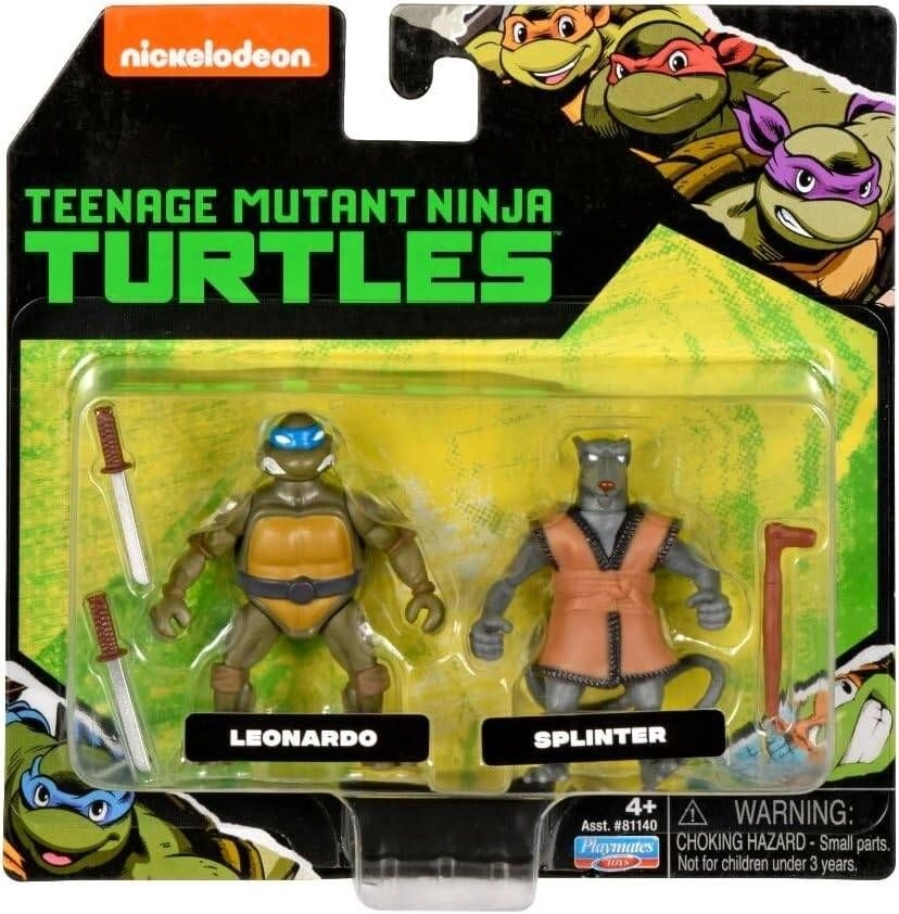 Teenage Mutant Ninja Turtles TMNT - Leonardo + Splinter (FGI-81140-LS) 2 pcs