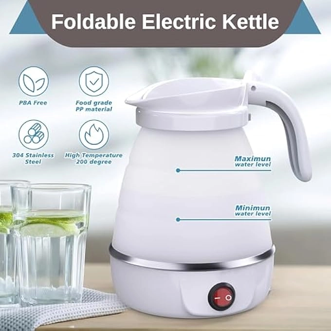 Foldable Collapsible Electric Kettle