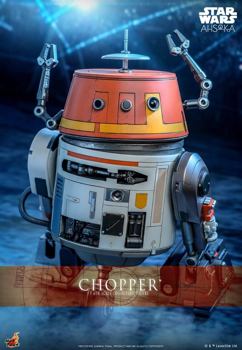 Chopper - Star Wars Ahsoka collectible series - Sixth Scale LED light-up