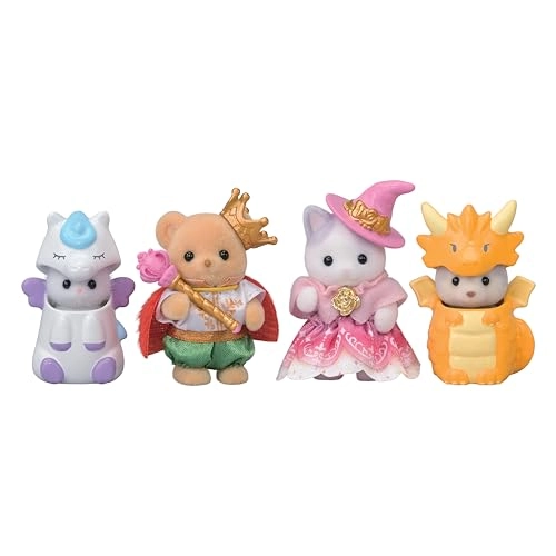 Baby Prince + Baby Witch + Baby Pegasus + Baby Dragon - 4 pcs