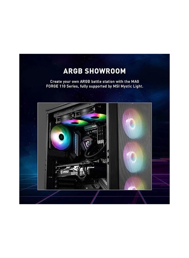 MAG FORGE 112R - Tempered Glass Side Panel Mid Tower