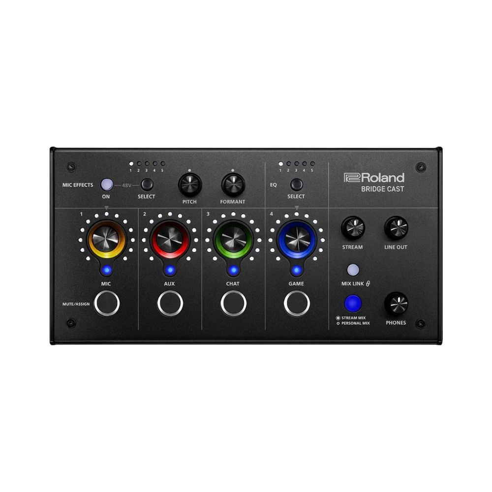 Bridge Cast - Dual Bus Streaming Mixer Black